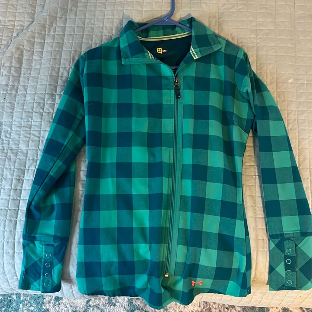 Under Armour Zip up plaid